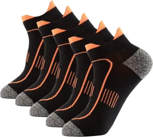 Mens Anti Odor Blister Proof Moisture Wicking Seamless Ankle Sports Running Socks