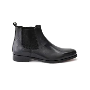 Men's Calf Leather Handmade Chelsea Boots M10004