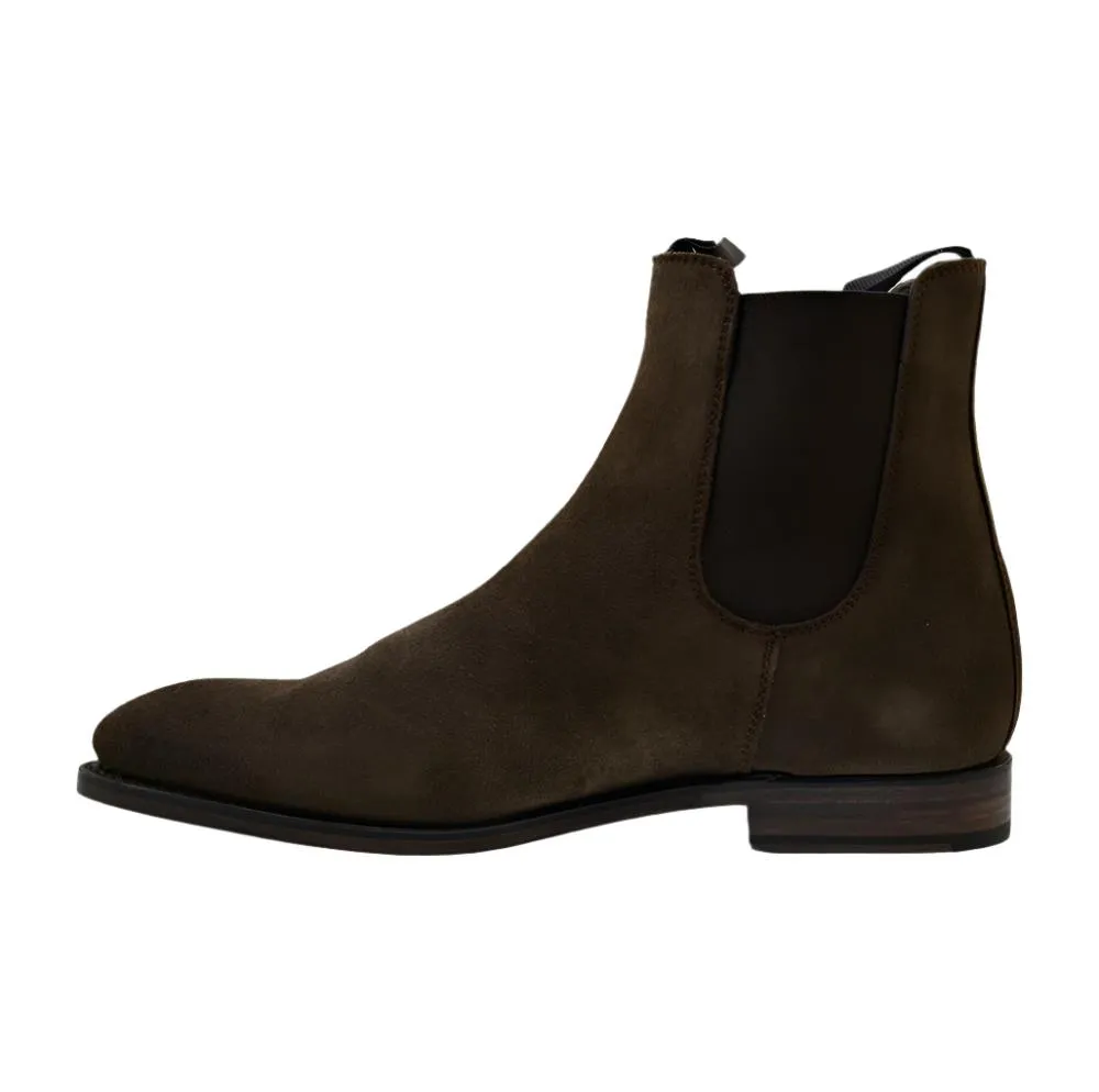Men's Chelsea Boots Sendra 9904 Brown Suede Pull-Up last pair size 42