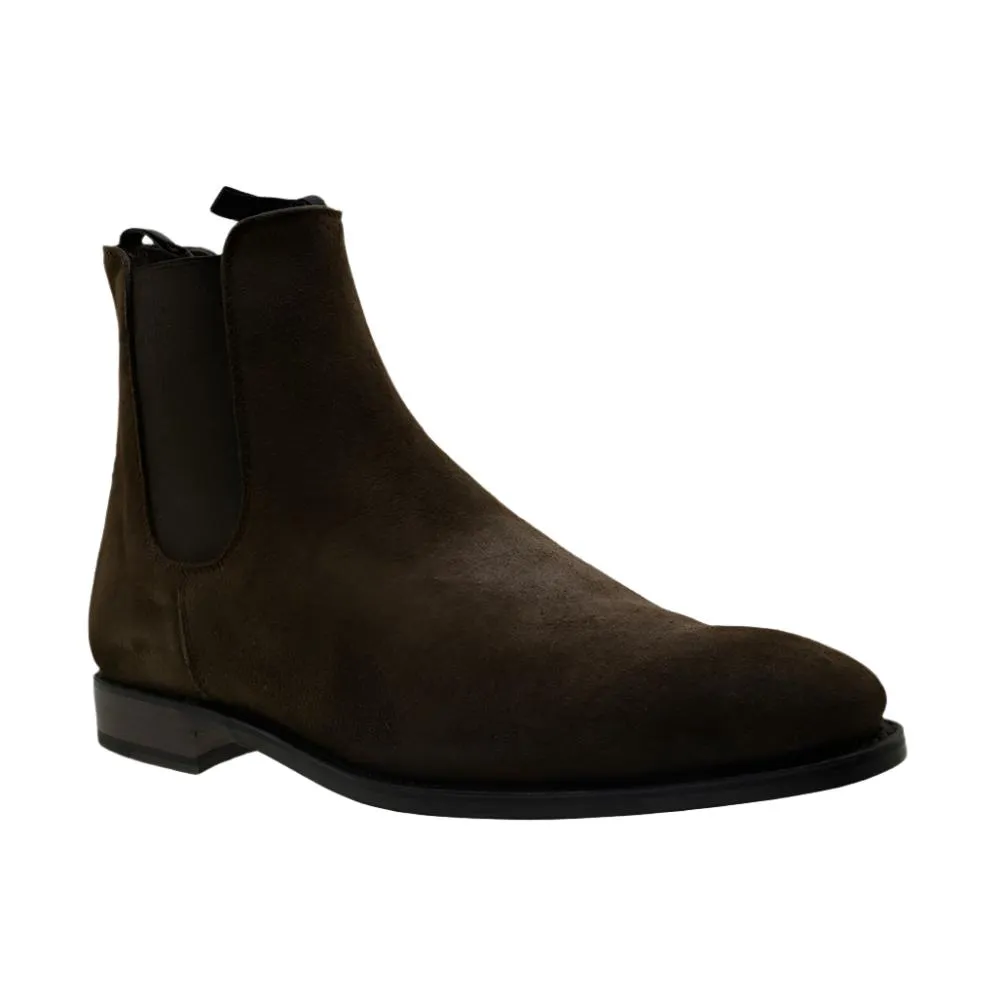 Men's Chelsea Boots Sendra 9904 Brown Suede Pull-Up last pair size 42