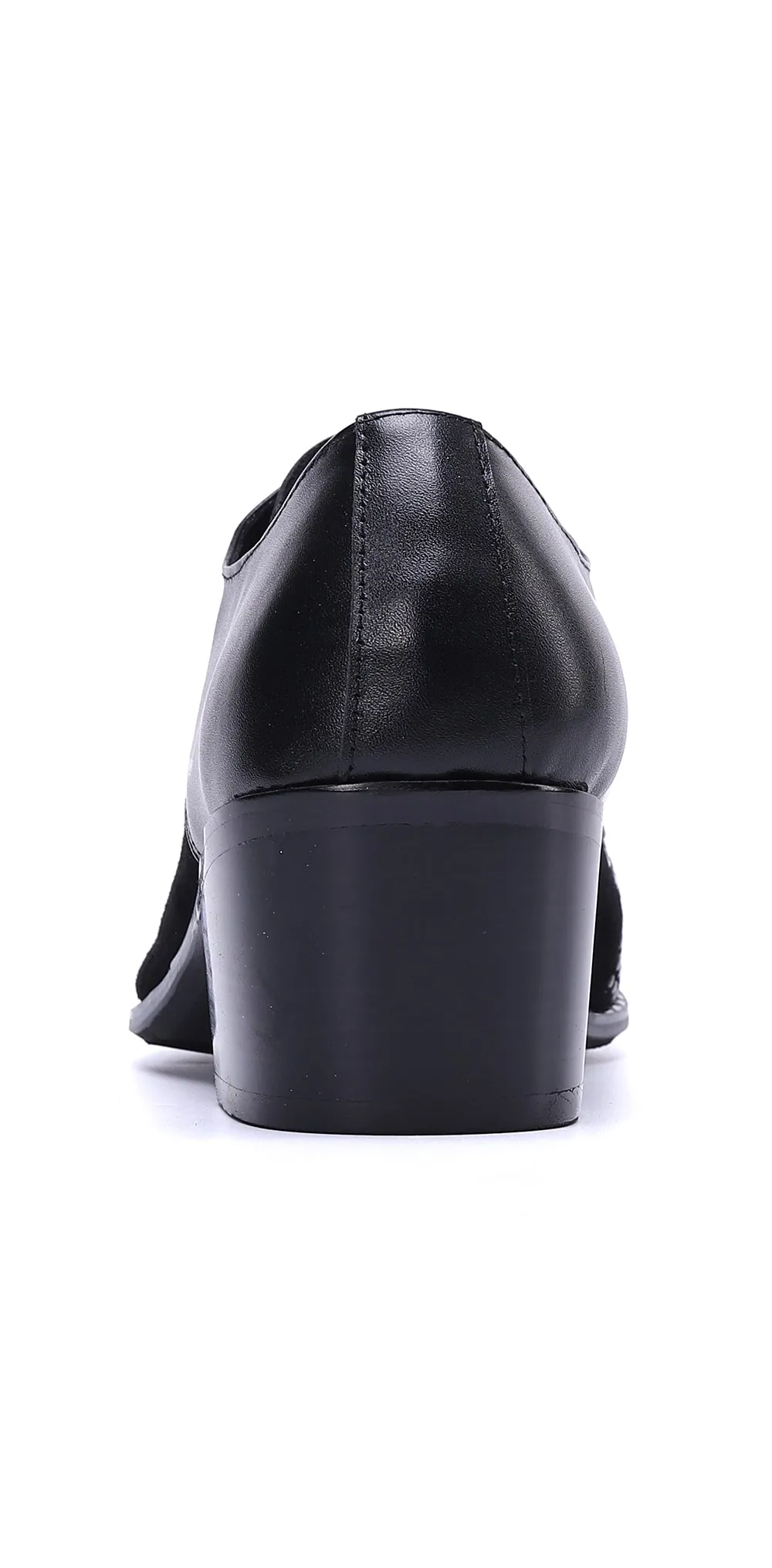 Men's Cuban Heel Ballroom Western Derby
