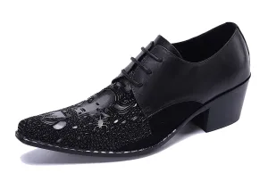 Men's Cuban Heel Ballroom Western Derby