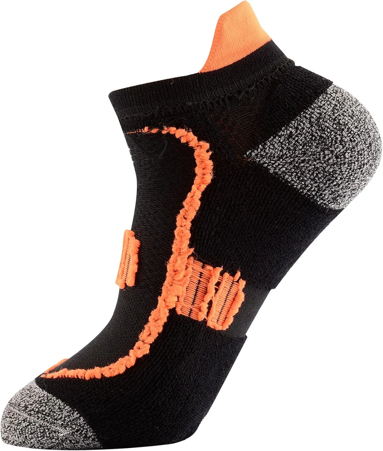 Men's Cushioned Anti Odor Blister Proof Quarter Crew Low Cut Compression Running Trekking Socks