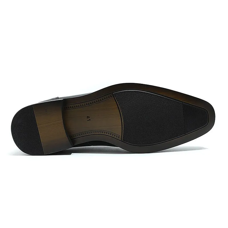 Men's Genuine Cowhide Leather Tassel Loafers