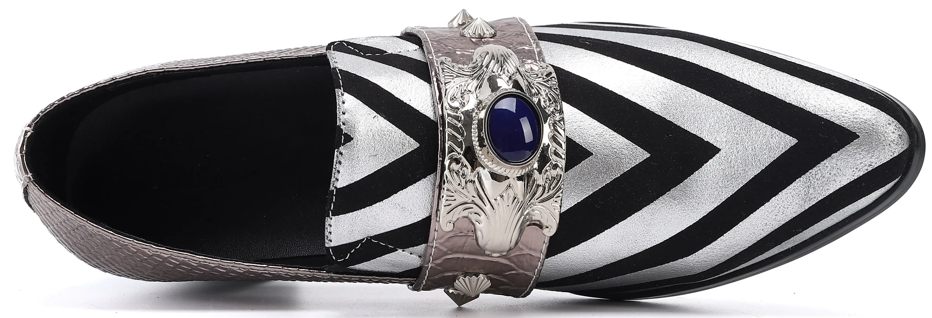 Men's Leather Jewelry Opera Pumps