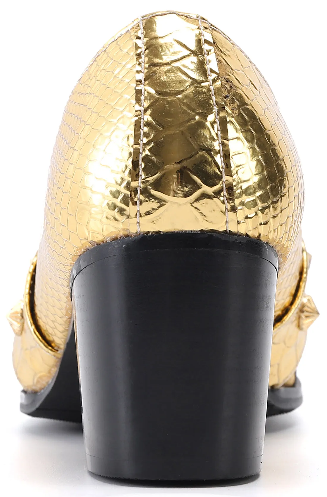 Men's Leather Jewelry Opera Pumps
