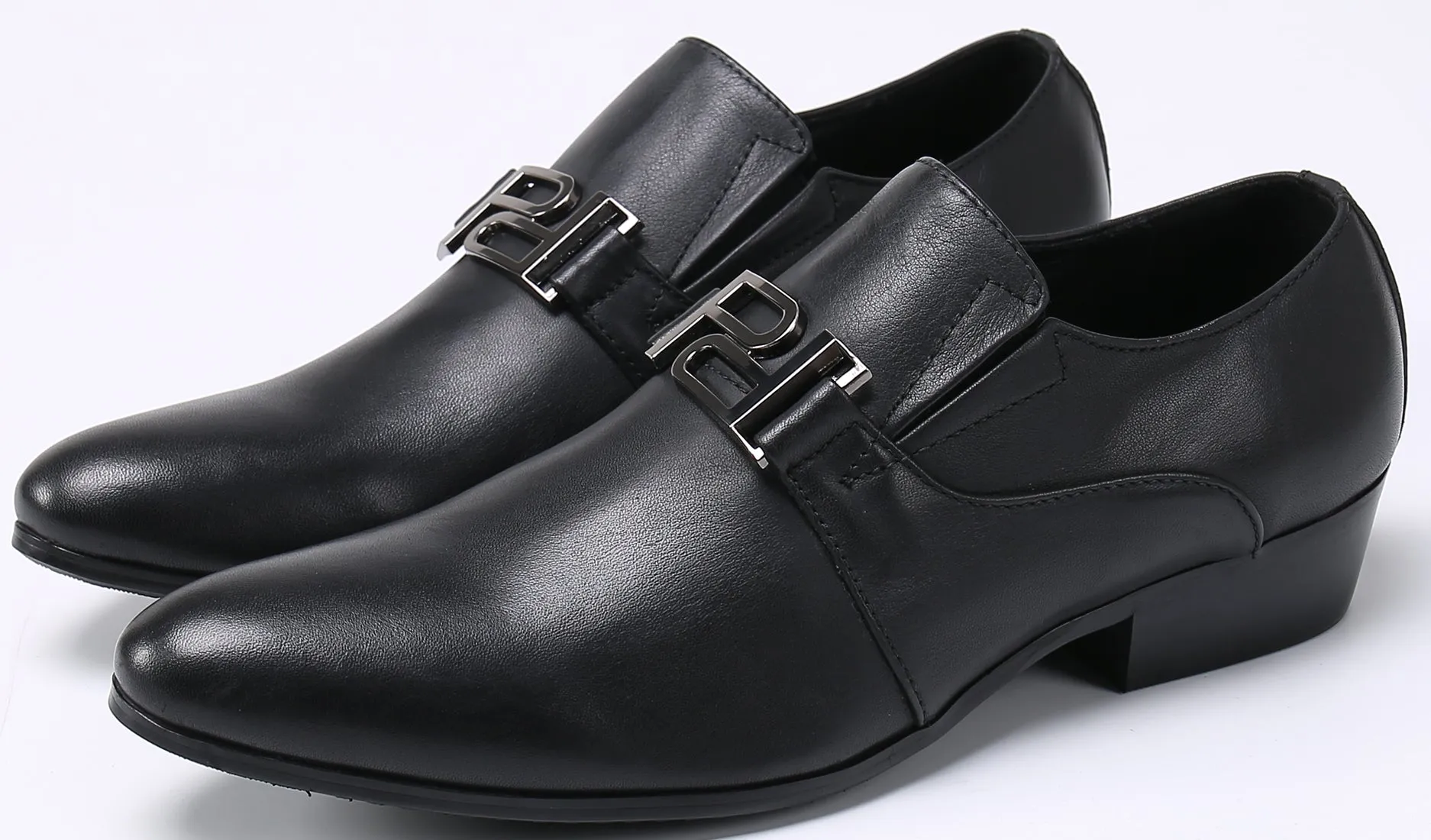 Men's Leather PD-Horsebit Opera Pumps