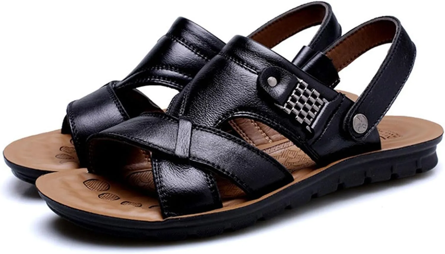 Mens Sandals Sandal for Men Mens Beach Sandals Adjustable Straps Outdoor Lightweight Beach Breathable Sandal