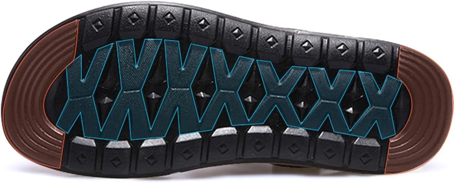 Mens Sandals Sandal for Men Mens Beach Sandals Adjustable Straps Outdoor Lightweight Beach Breathable Sandal