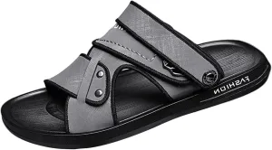 Mens Sandals Sandal Men Mens Beach Sandals Casual Non Slip Open Toe Adjustable Straps Beach Sandal