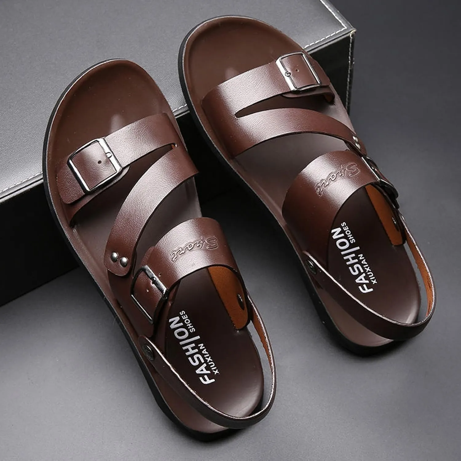 Mens Sandals Sandal Men Mens Beach Sandals Comfortable Adjustable Straps Open Toe Breathable Outdoor Sandal