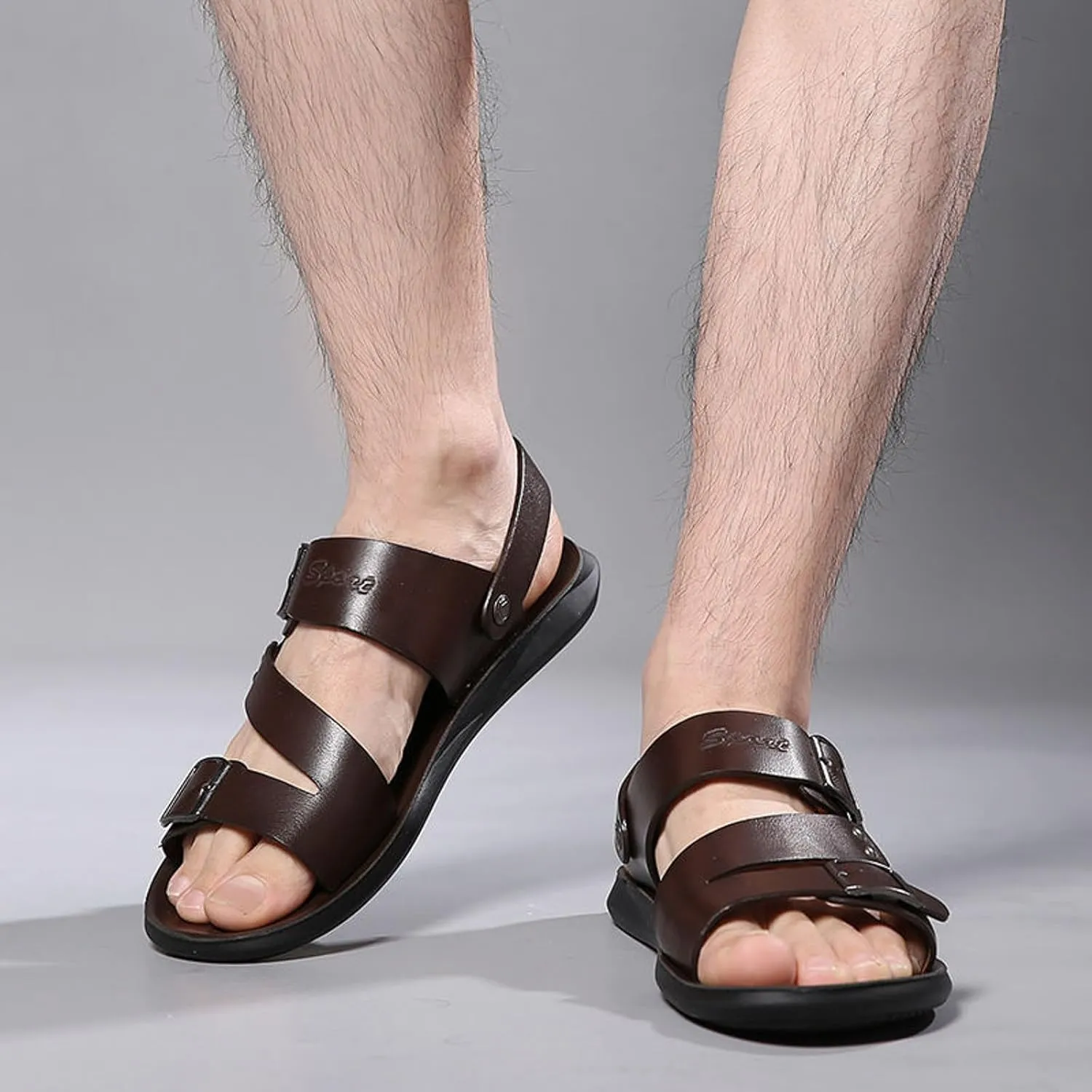 Mens Sandals Sandal Men Mens Beach Sandals Comfortable Adjustable Straps Open Toe Breathable Outdoor Sandal