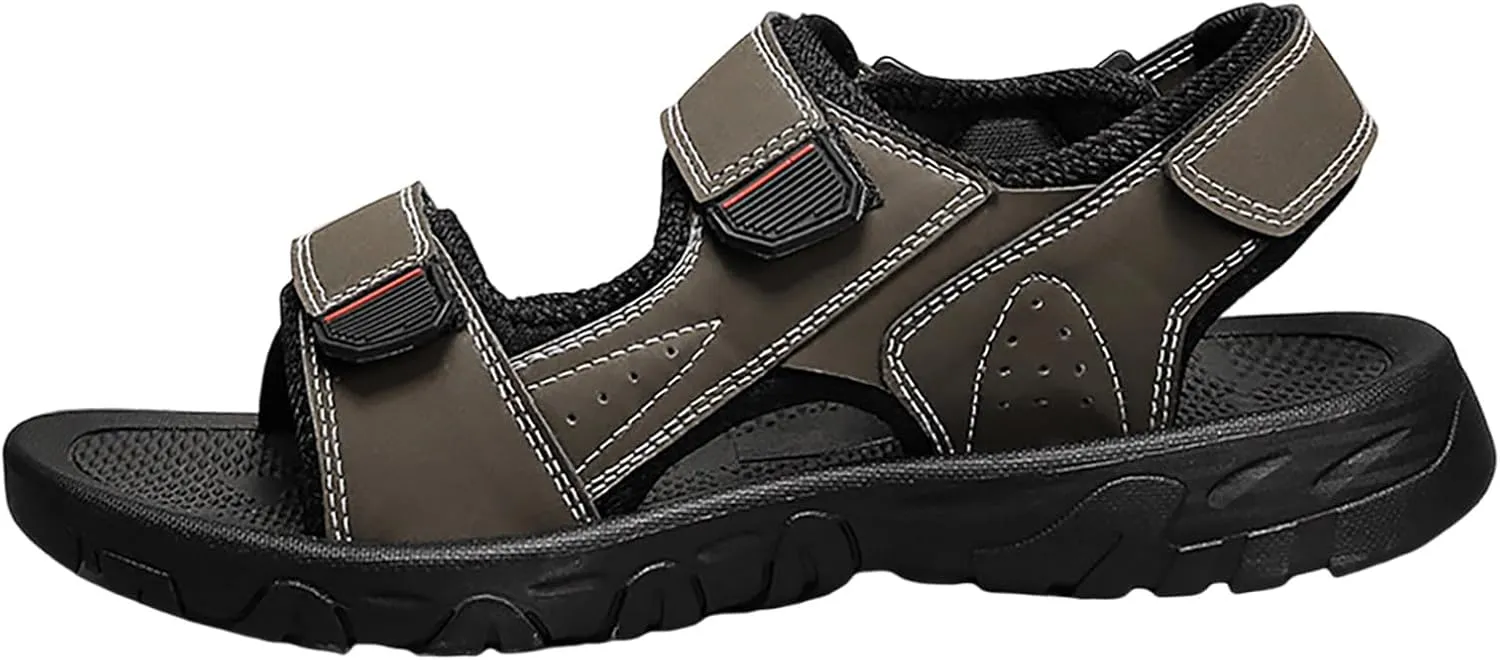 Mens Sandals Sandal Men Mens Beach Sandals Lightweight Non Slip Summer Casual Adjustable Straps Sandal