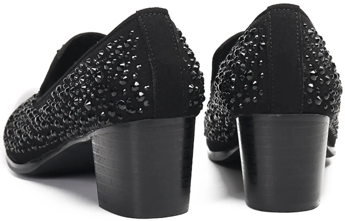 Men's Shiny Leather Opera Pumps