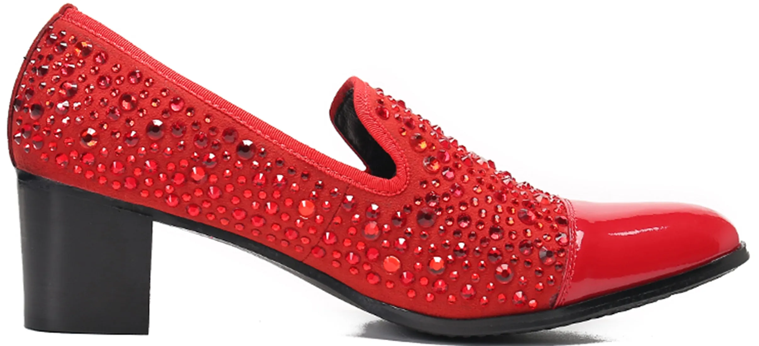 Men's Shiny Leather Opera Pumps