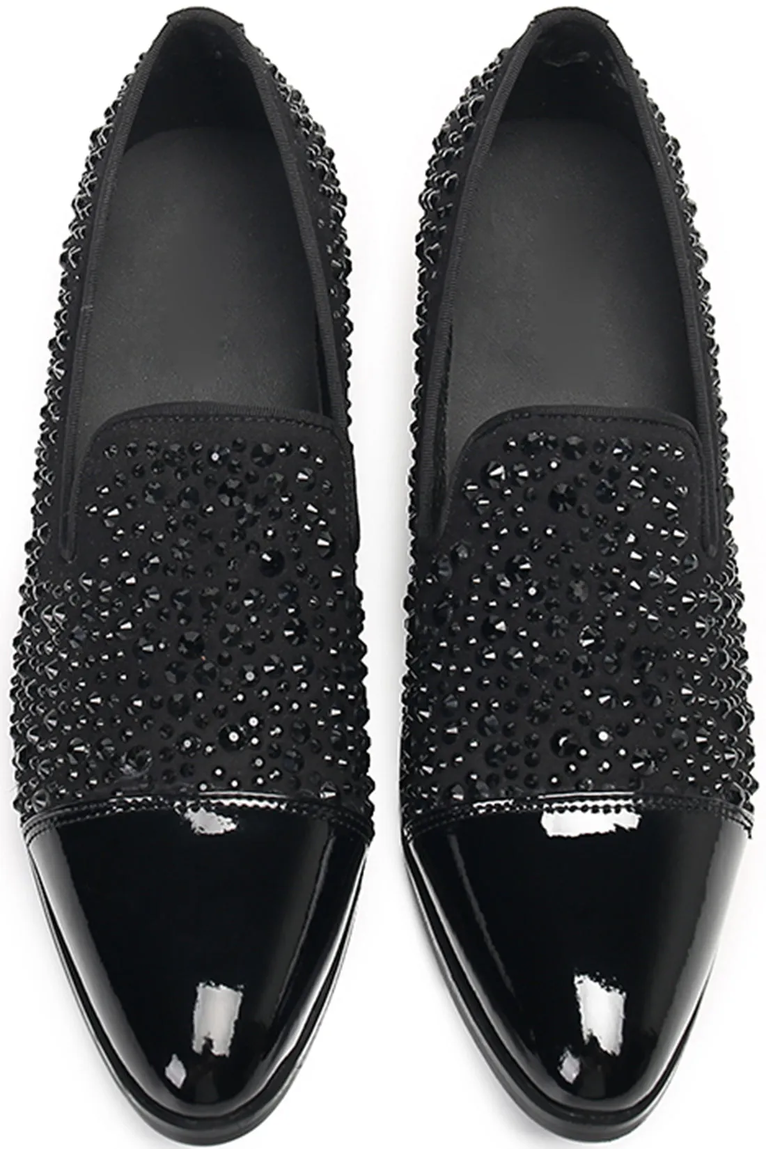 Men's Shiny Leather Opera Pumps