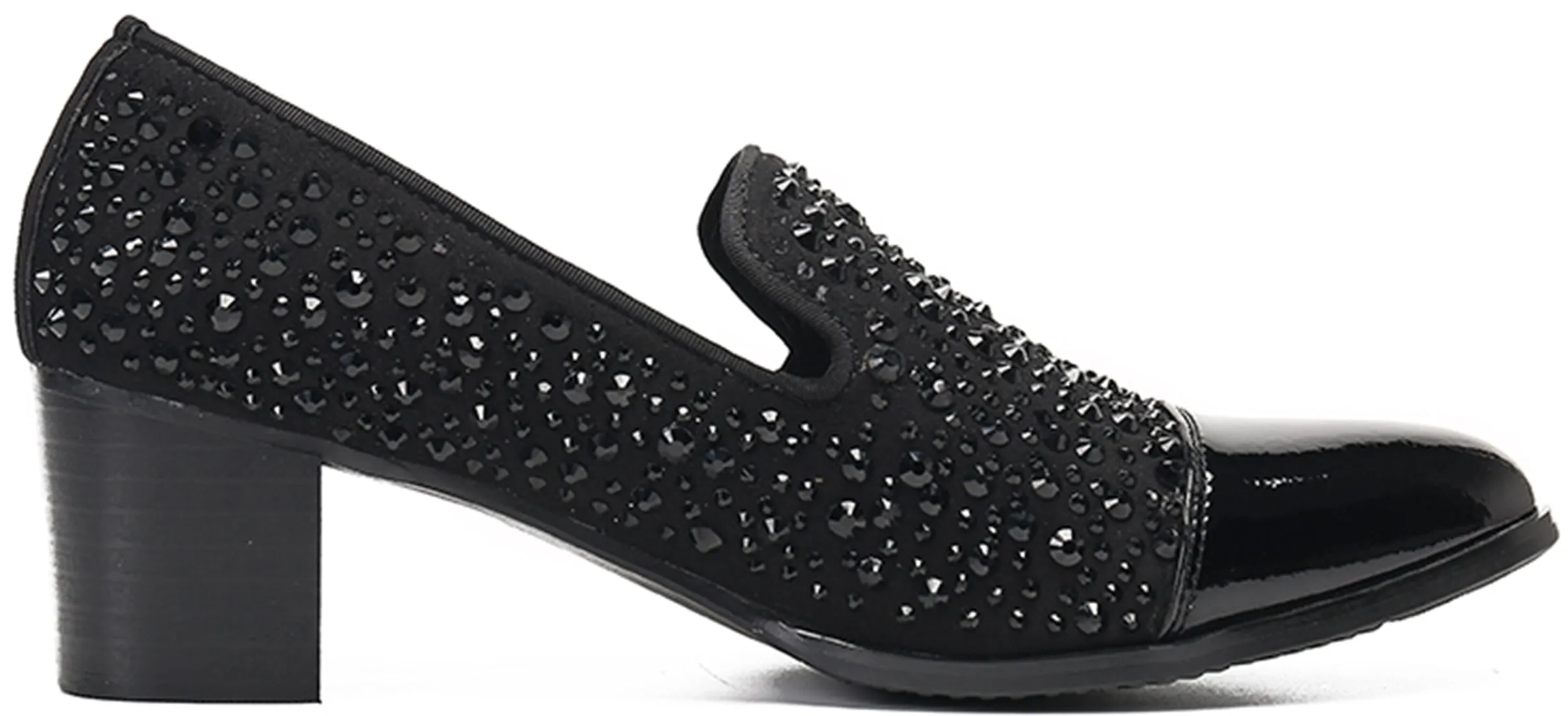 Men's Shiny Leather Opera Pumps