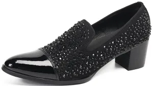 Men's Shiny Leather Opera Pumps