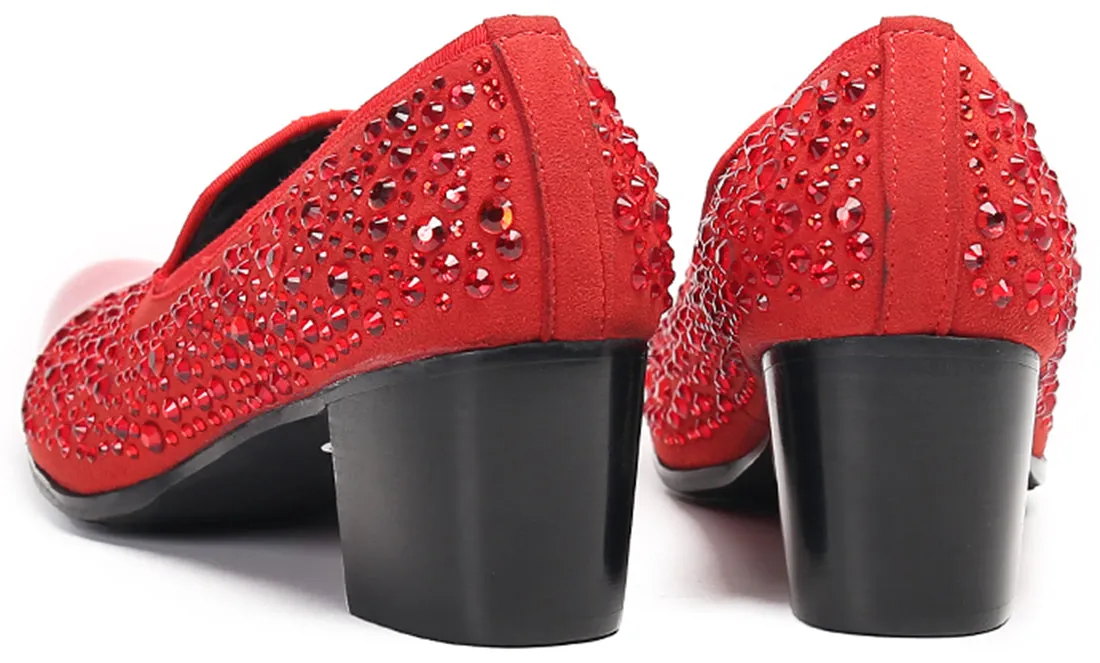 Men's Shiny Leather Opera Pumps