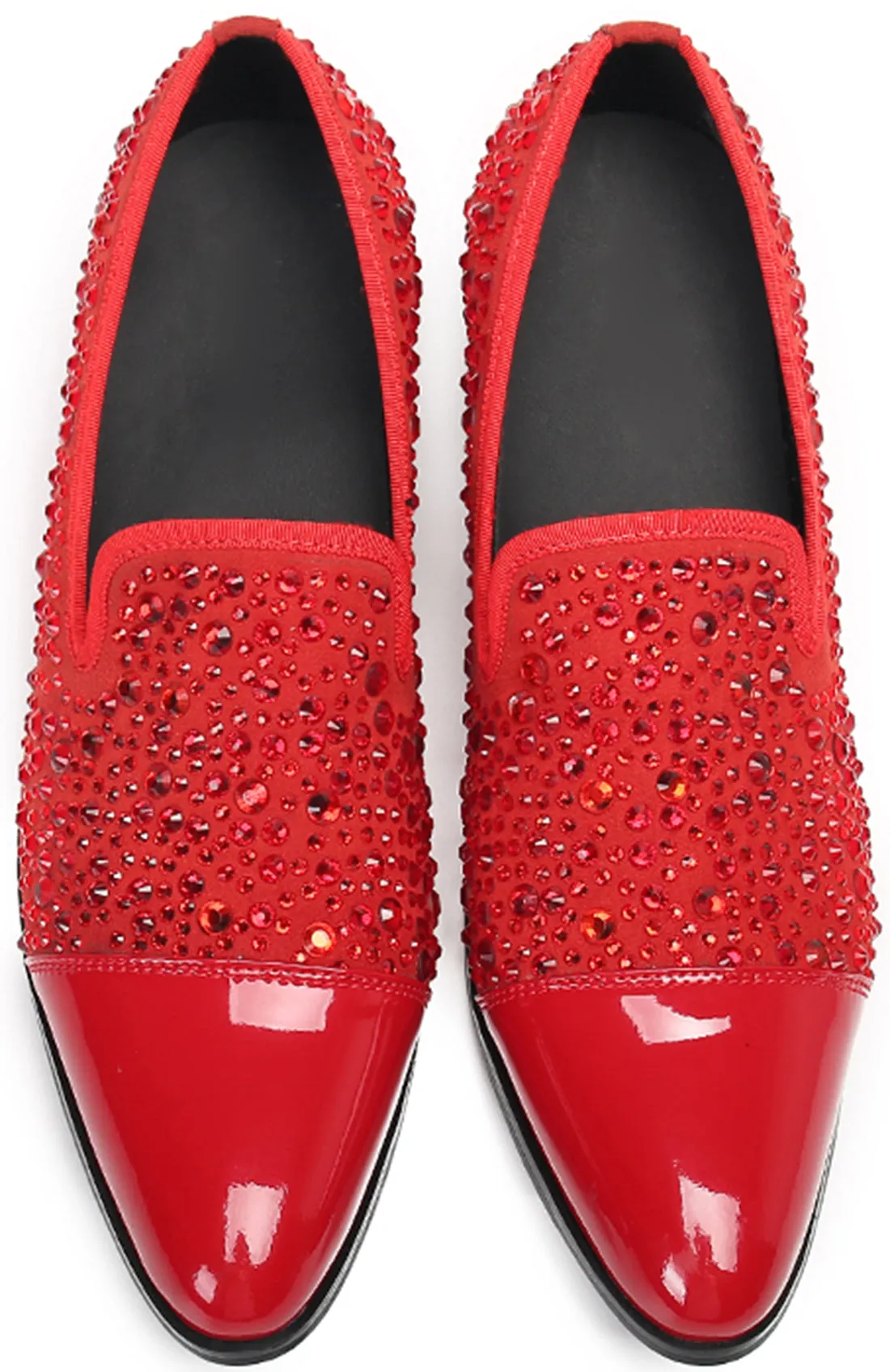 Men's Shiny Leather Opera Pumps