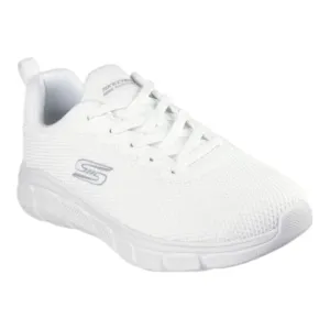Mens Skechers Bobs Sport B Flex - Chill Edge Shoes Off White