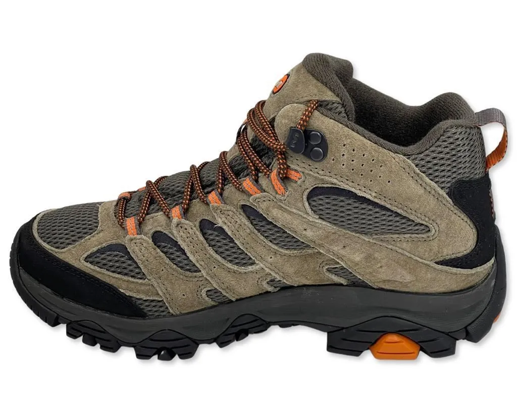 Merrell Moab 3 Mid Gore-Tex Hiking Shoes in Olive Green for Men's