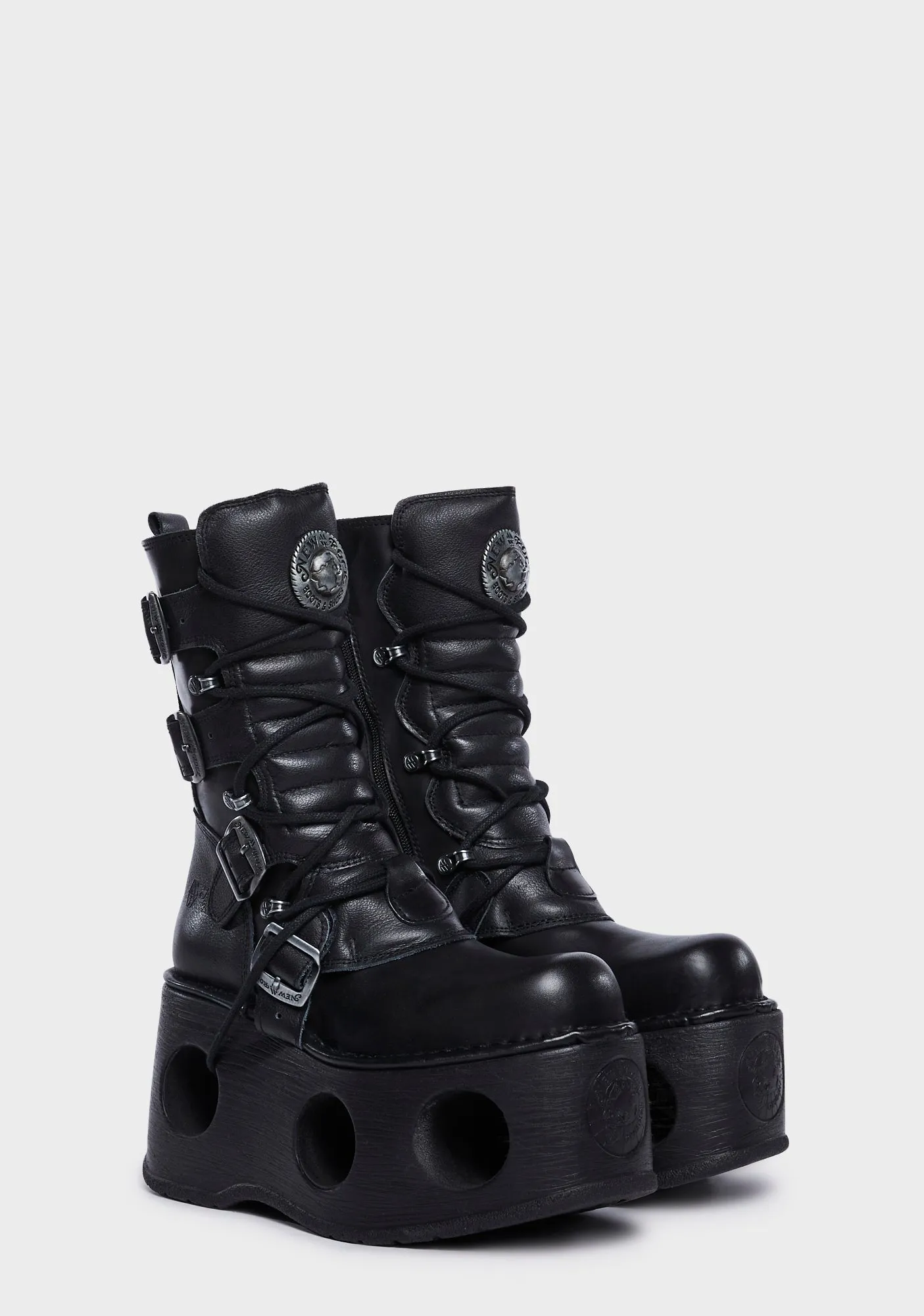Metallic M-373-S2 Platform Boots