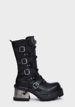 Metallic M-373-S33 Combat Boots
