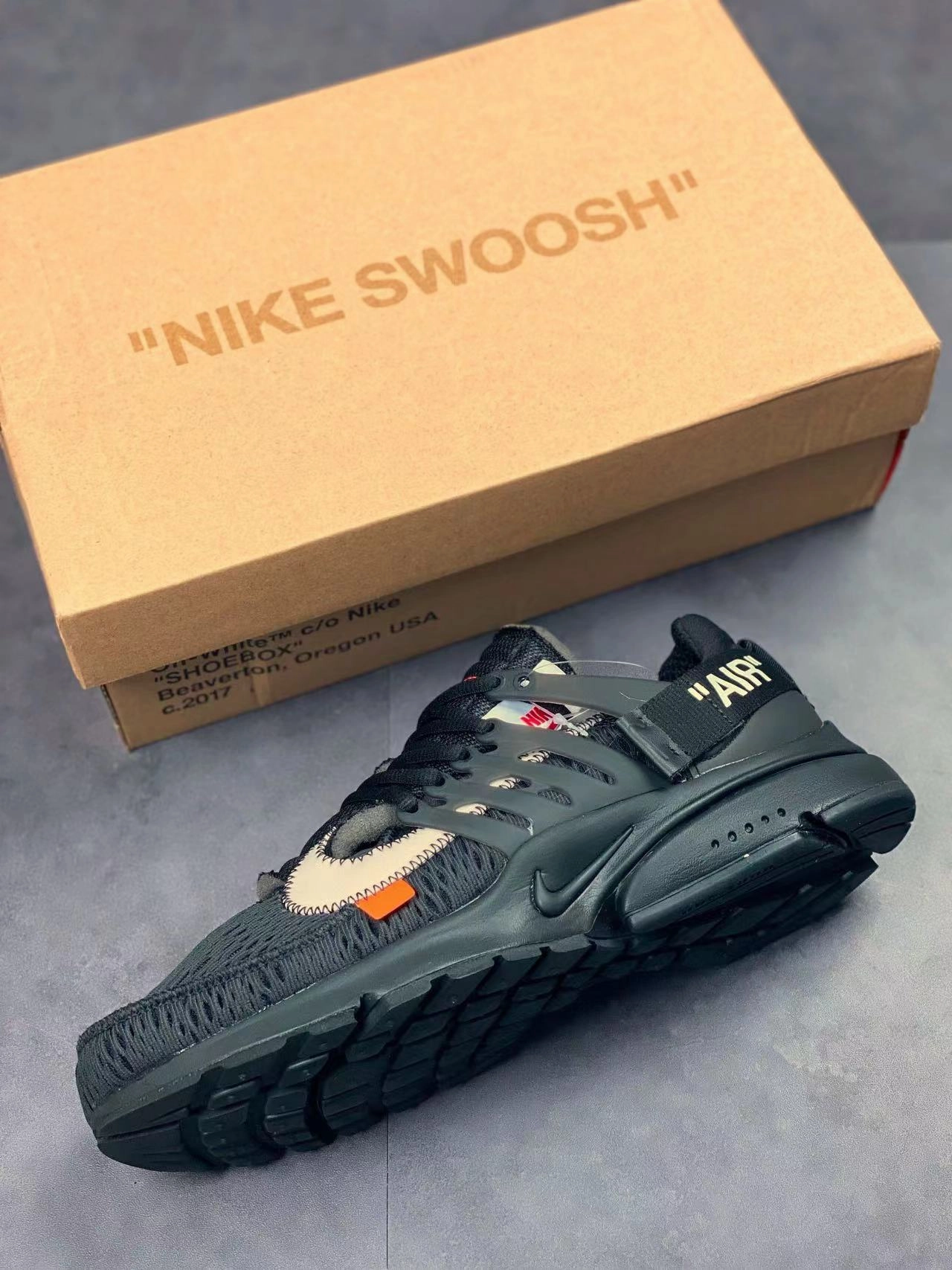 reinforced - heel shoes Snowy running traction Presto X OW Black