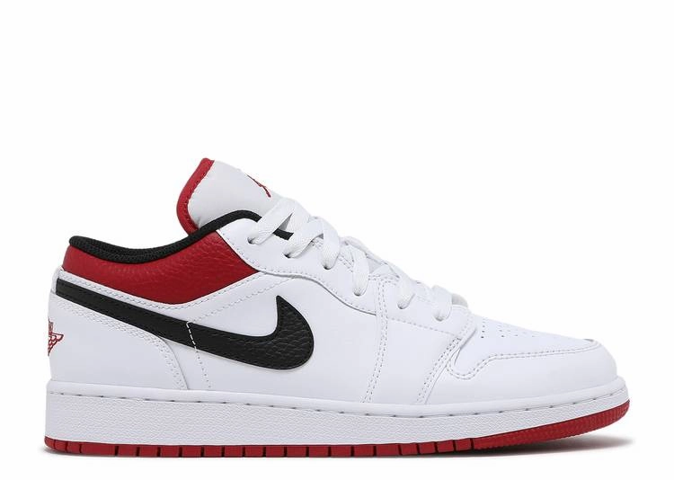 Jordan 1 Low White Gym Red (GS) Amateur - runner