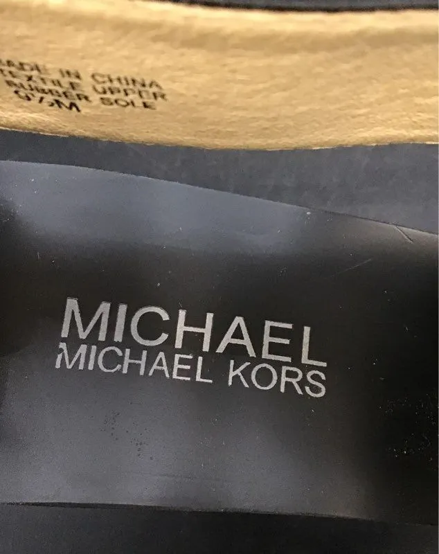 Michael Kors Women's Black Slingback Heels - Size 9.5