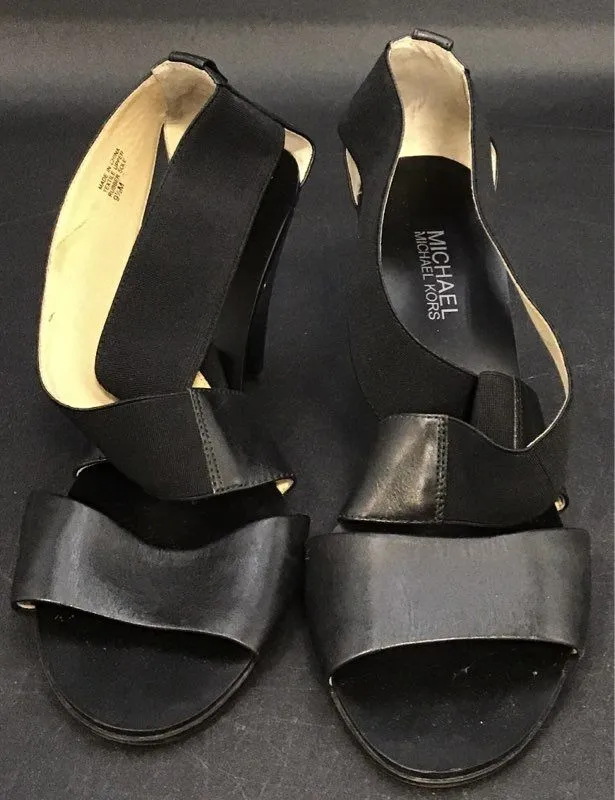 Michael Kors Women's Black Slingback Heels - Size 9.5