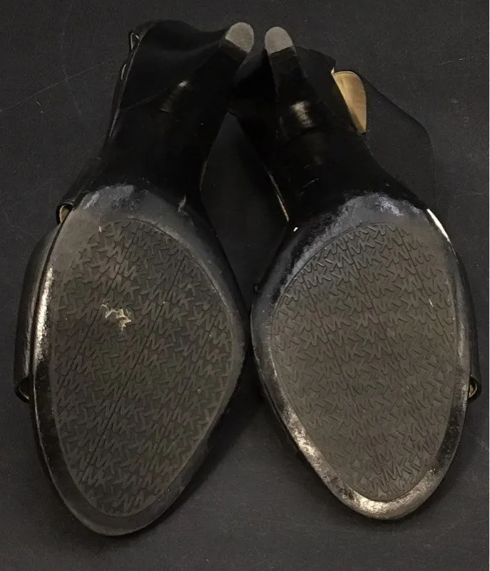 Michael Kors Women's Black Slingback Heels - Size 9.5