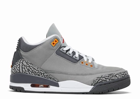 custom - fit shoes Jordan 3 Retro Cool Grey