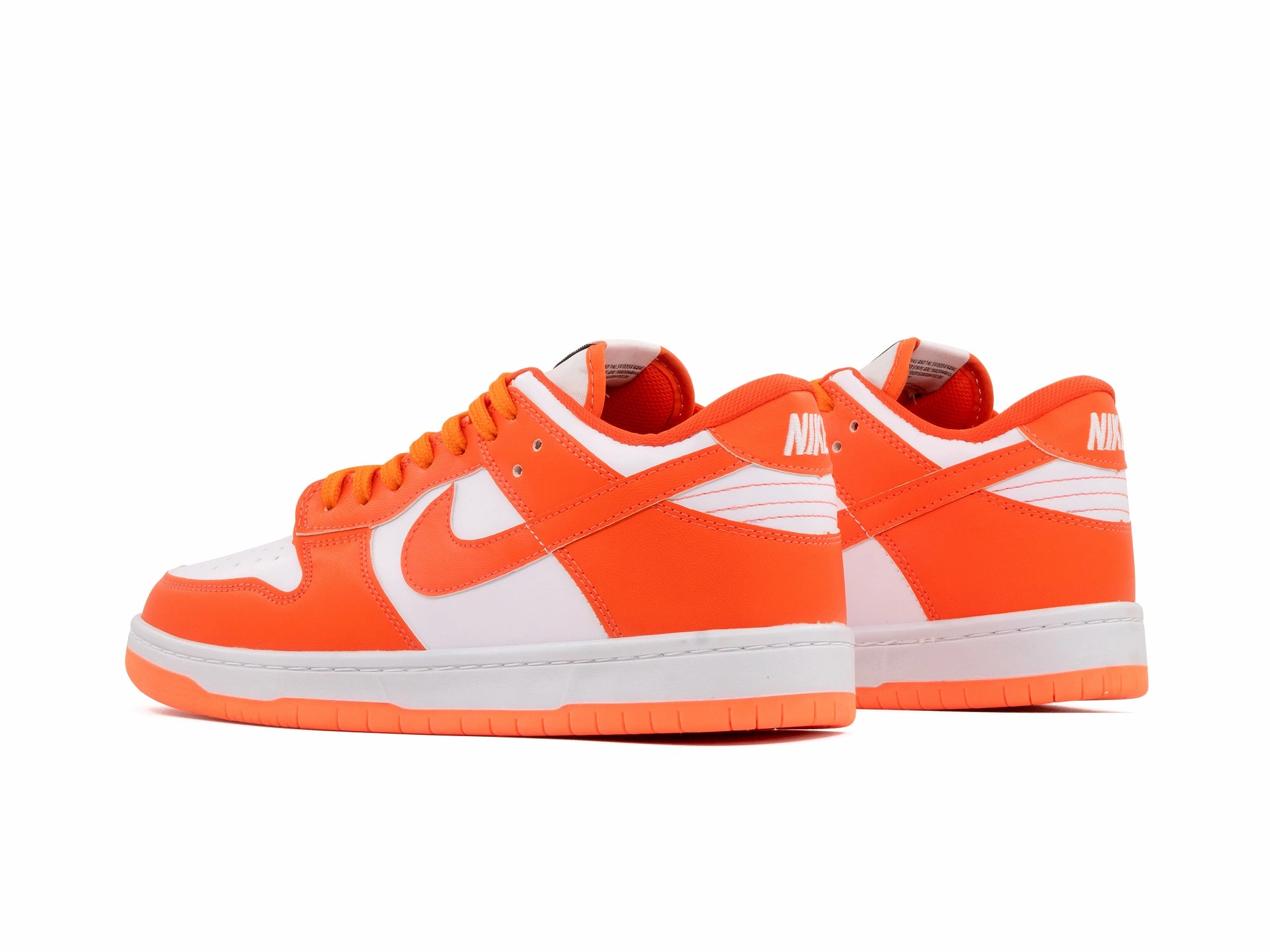 Anti microbial Autumn Tenis Dunk Low Blanco Naranja