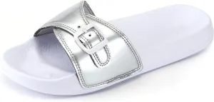 Mio Marino Adjustable Slides for Women - Beach Sandals - House Slippers