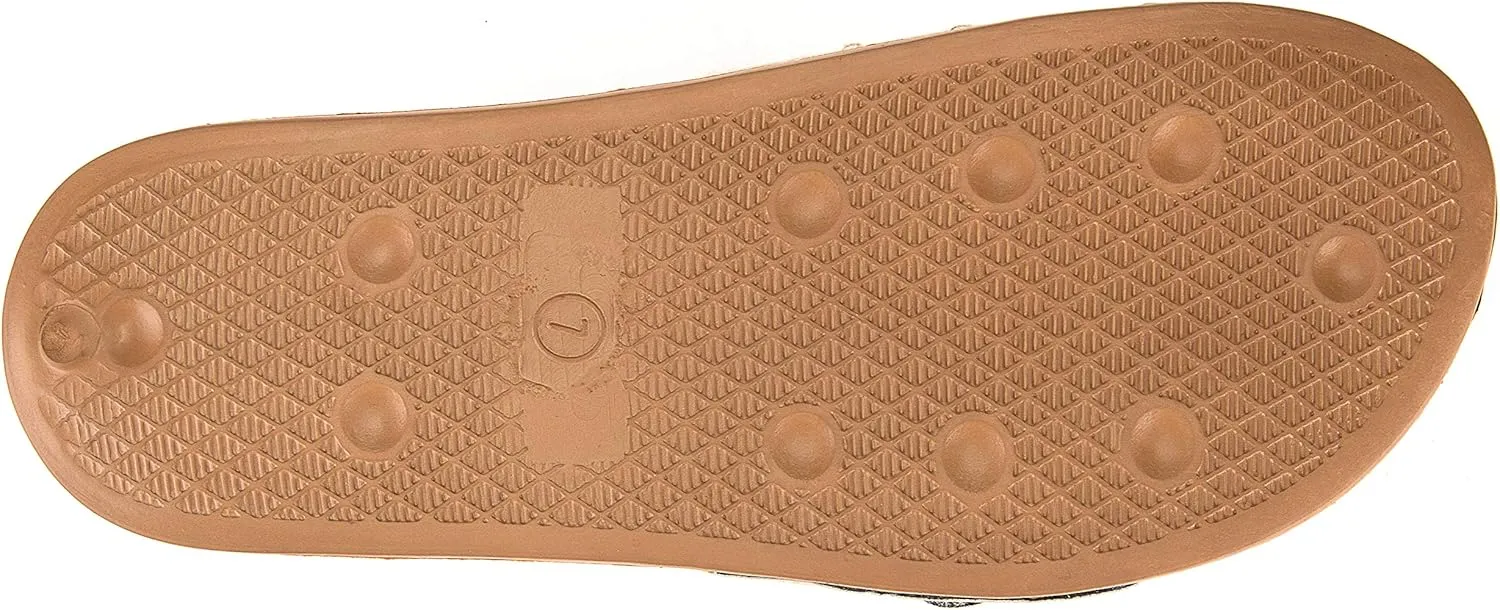Mio Marino Adjustable Slides for Women - Beach Sandals - House Slippers