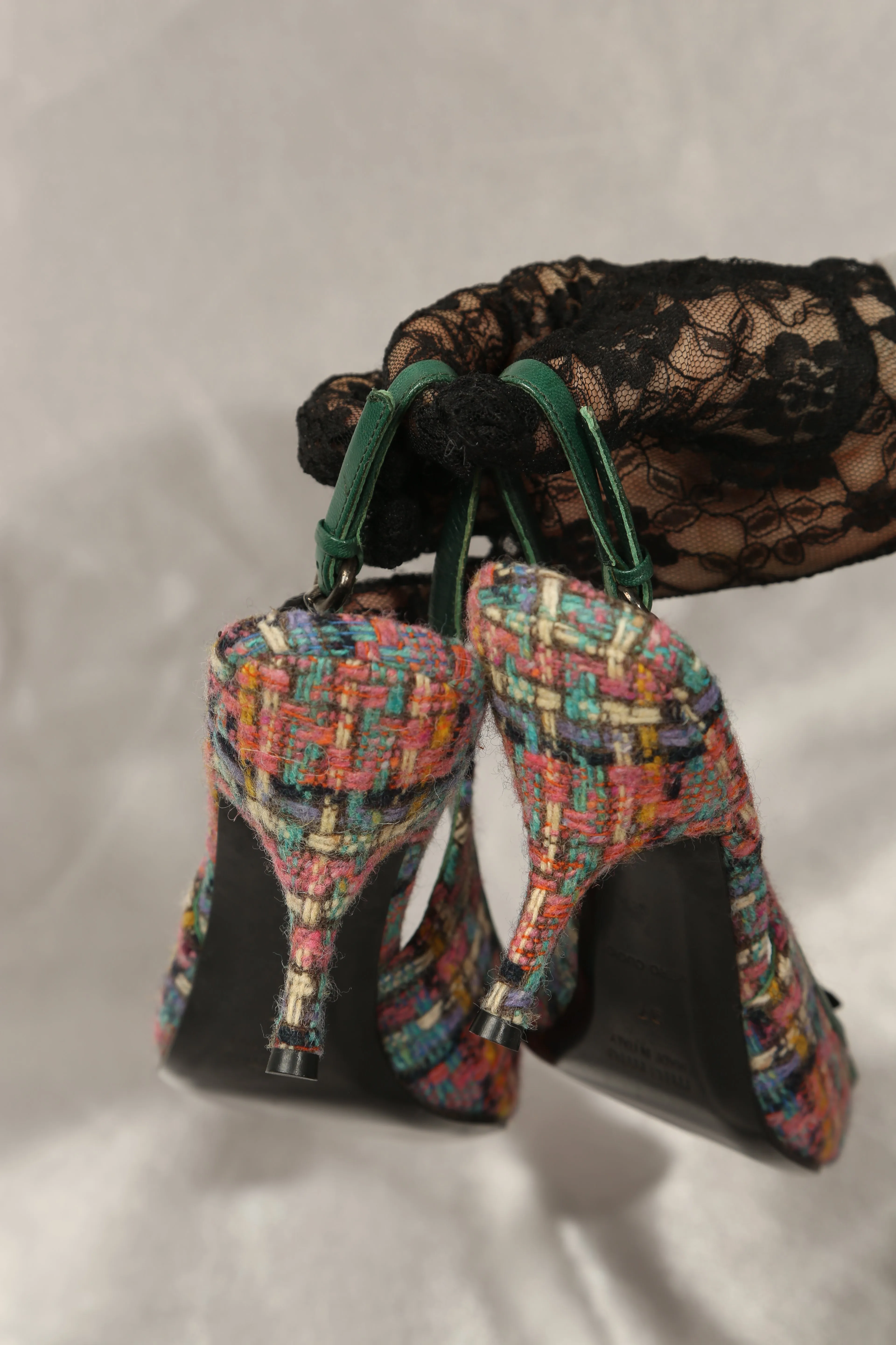 MIU MIU Multicolor Slingbacks
