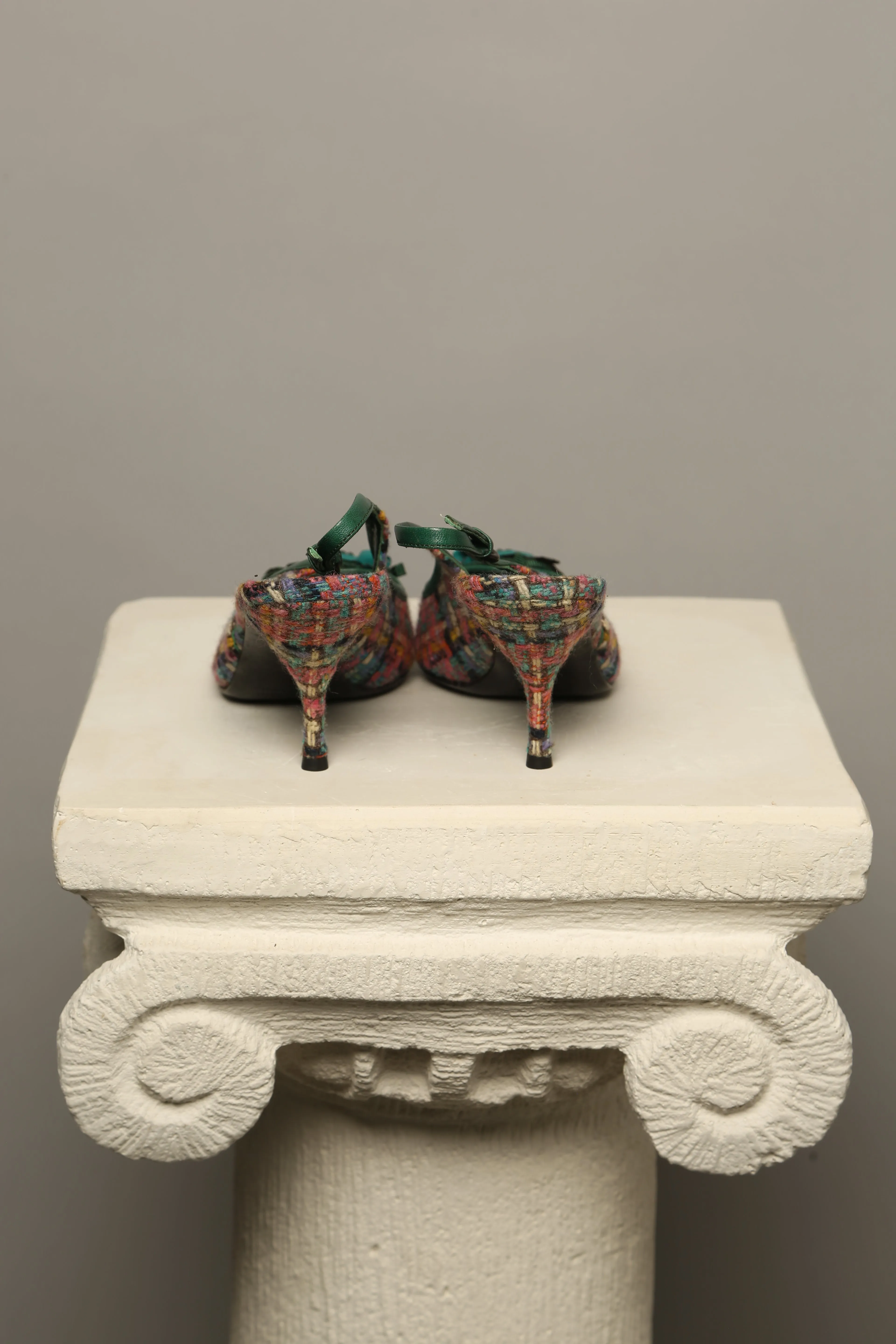 MIU MIU Multicolor Slingbacks