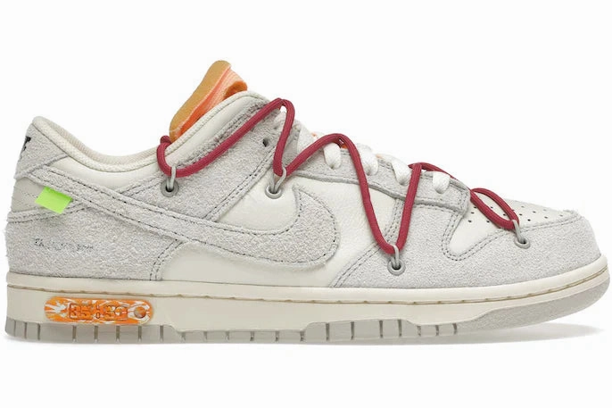 Nike Dunk Low Off-White Lot 46 running in private tracks shoes