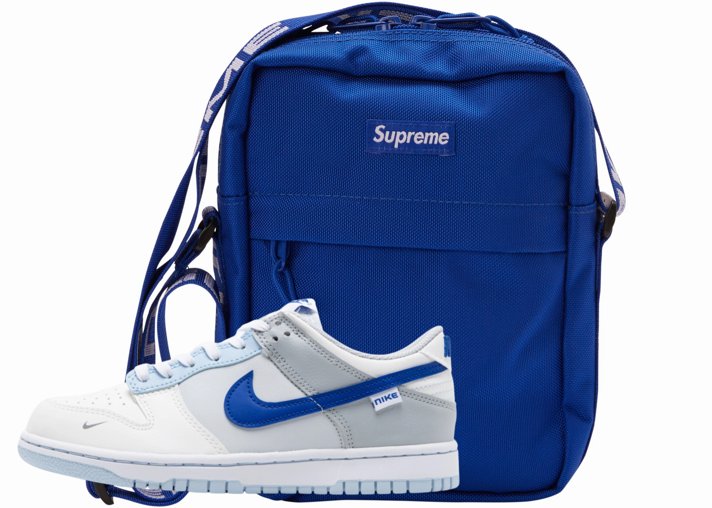Nike Dunk low x Supreme bags combo Leather