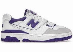 New balance 550 'White Purple' Adaptive Lacing System Multi-functional performance