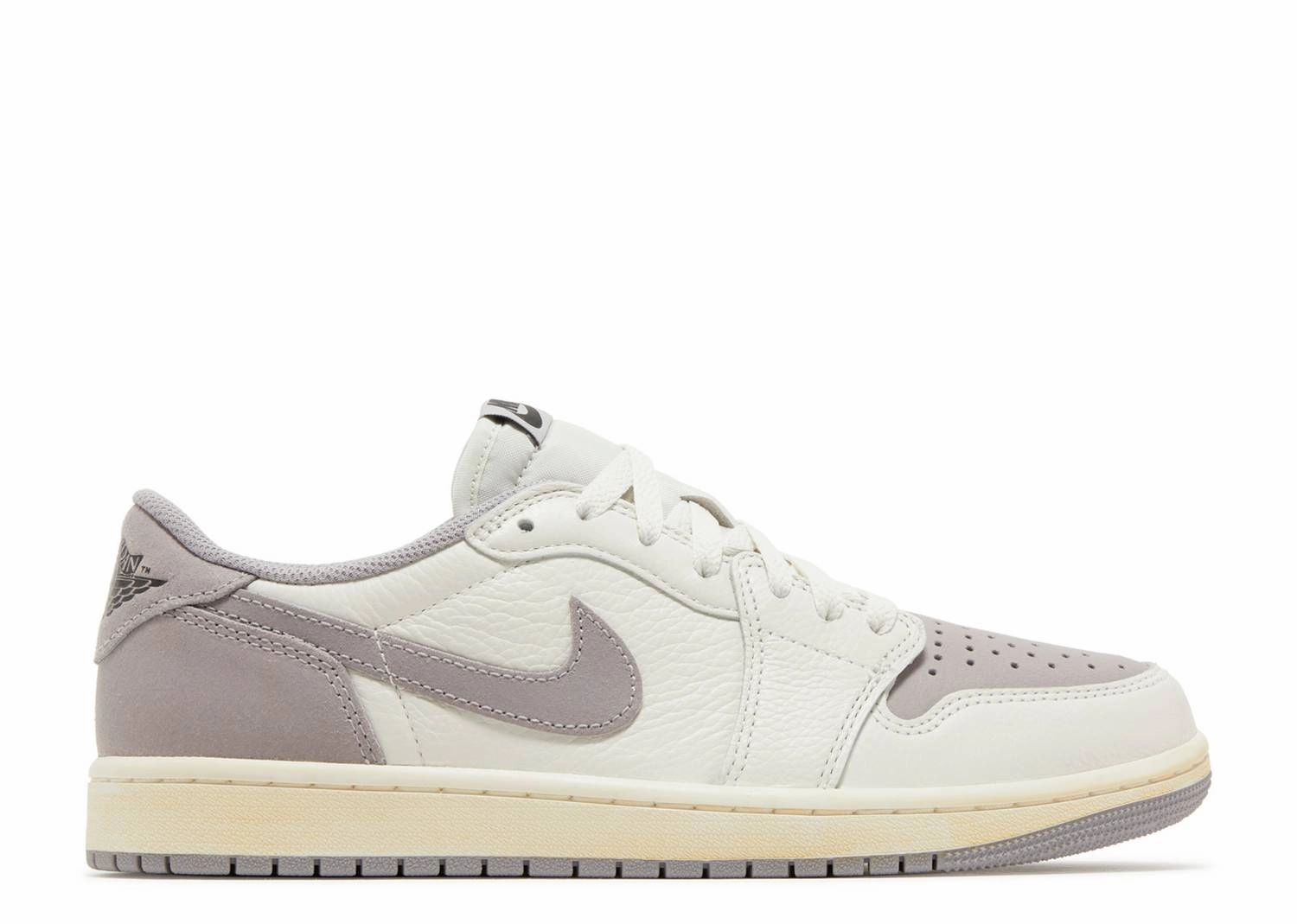 Air Jordan 1 Retro Low OG "Atmosphere Grey" (Wilmington Location) Orthotic Friendly Design Comfortable Soles