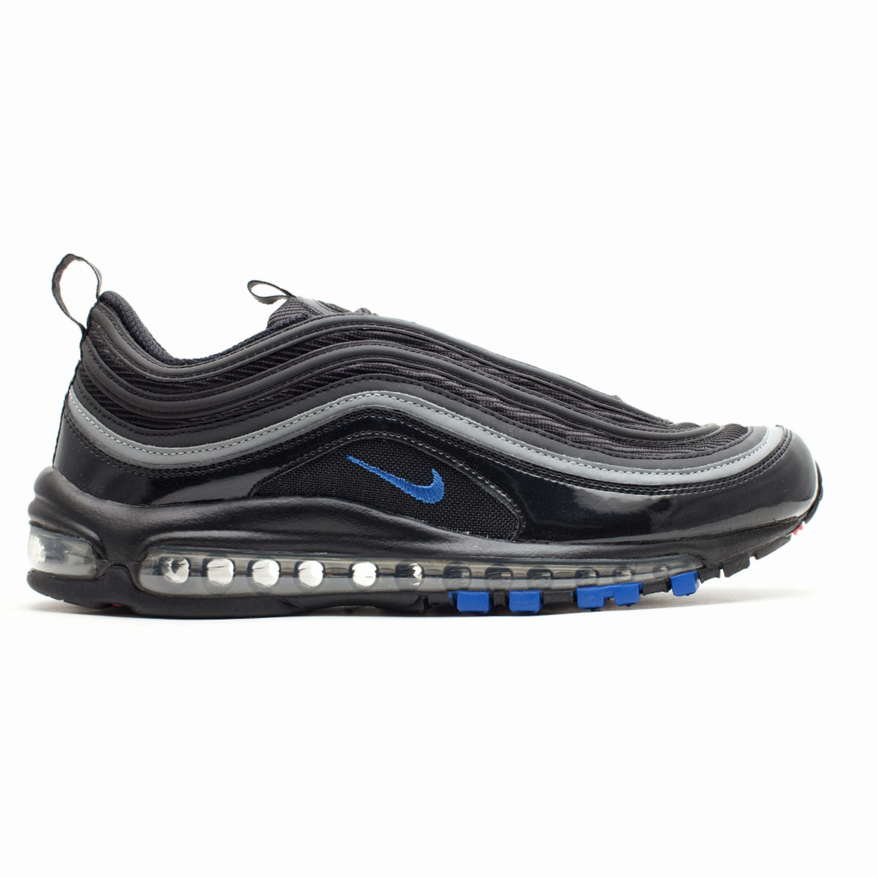 Ethical Manufacturing Reinforced Collar Padding Air Max 97 "Bloods & Crips" (2009)