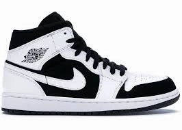 Air Jordan 1 Retro Mid 'Tuxedo' Enhanced grip Hybrid Cushioning System
