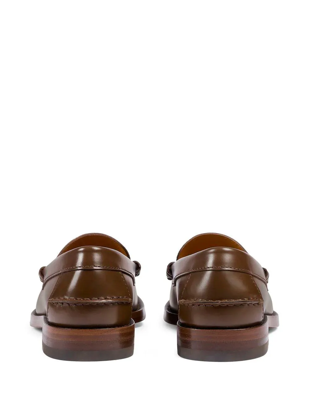 Monogram-print tassel loafers