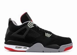 Jordan Retro 4 Bred professional runners' shoes
