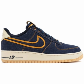 Perforated Tongue Air Force 1 Low Premium "Denim"
