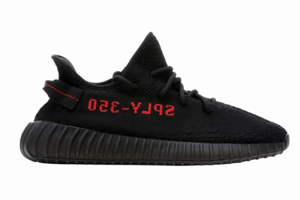 Timeless Style Lean Design YZY Boost 350 V2 Black Red