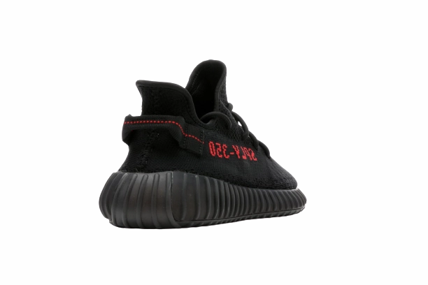 YZY Boost 350 V2 Black Red Block Walk Fashionable
